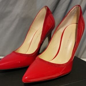 Karen Millen Red Patent Leather Heels